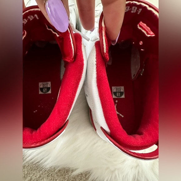 Nike Air Jordan 6 Retro Red White & Platinum - Picture 11 of 13
